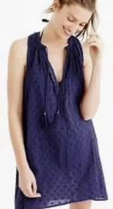 EUC J.Crew VIOLETT LILA ÄRMELLOSE TUNIKA SCHWIMMEN COVERUP XXS - Bild 1 von 7