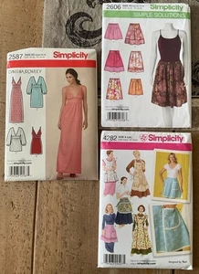 3 Simplicity Patterns | Sz 6-12 | 2587, 2606, 4282 | New Uncut FF - Picture 1 of 2