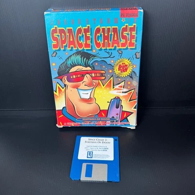 Space Chase Fortress of Doom PC Big Box 3.5" Floppy Retro Game 2D Platformer - Image 1 of 4