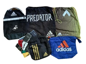 ADIDAS BAG BUNDLE Adidas Predator Mesh Adidas Ace 15.1 FG Boot Bag Vintage Swans - Foto 1 di 22