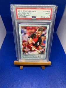 Joc Pederson 2015 Topps Update Home Run Derby Snow Camo /99 PSA 9 - Picture 1 of 2