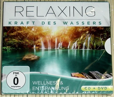 NEU, OVP, CD+DVD: RELAXING - Kraft des Wassers - Wellness & Entspannung - Bild 1 von 2