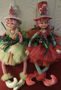 Cynthia Rowley New Years Holiday Embelished Theme Fairy Elf Shelf Fun Fancy EUC - Picture 1 of 18