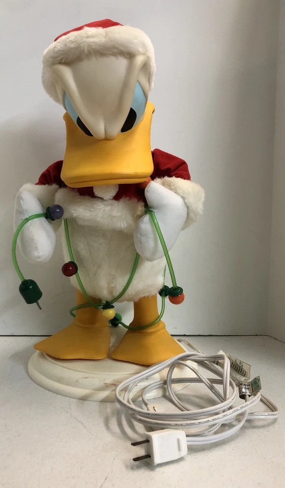 Vtg Animated Donald Duck 19”, Santa’s Best Mickey Unlimited Christmas Lights - Image 1 of 4