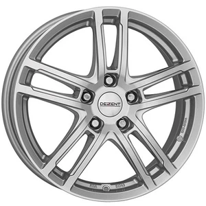 ALUFELGE DEZENT TZ FUR MITSUBISHI COLT 6.5X16 4X100 SILVER WUF - Bild 1 von 4