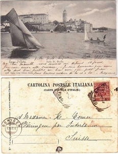 ISOLA S. GIULIO - NOVARA - LAGO D'ORTA - VIAGG. 1904 -36176- - Picture 1 of 1