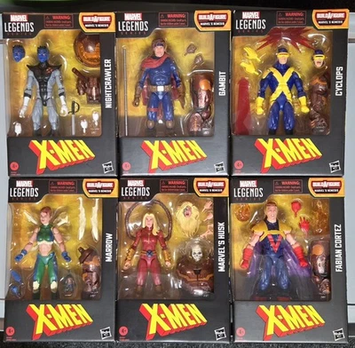 Marvel Legends Nemesis Complete Nightcrawler Cyclops Gambit Husk Marrow Fabian - Image 1 of 4