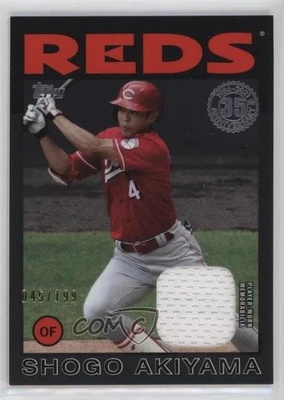2021 Topps 1986 Topps Baseball Relics Black /199 Shogo Akiyama #86R-SA - Image 1 of 2