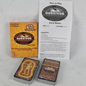 Survivor Australian Outback Card Game 2000 CBS Mattel Sealed Cards Complete - Picture 1 of 6