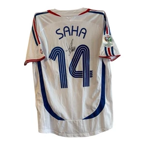 Louis Saha signed shirt PHOTO PROOF COA JERSEY FRANCE 2006 MANCHESTER UNITED - Picture 1 of 6
