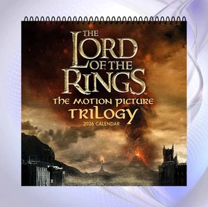 Calendario El Señor de los Anillos 2026, regalo trilogía de películas de fantasía épica - Imagen 1 de 6