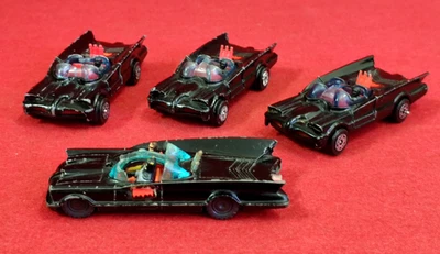 HUSKY CORGI 1:66 BATMOBILE BATMAN ROBIN LOTTO no majorette matchbox hot wheels🔺 - Immagine 1 di 4