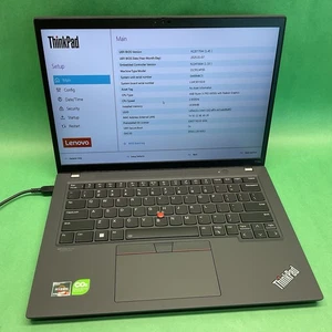 LENOVO THINKPAD T14S GEN 3 | NO HDD | BOOT TO BIOS | POWERS ON | UNTESTED - Afbeelding 1 van 14