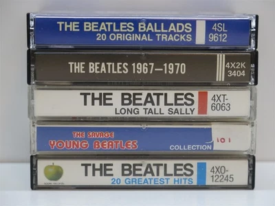 Lote 5 cassetes dos Beatles muito bom estado+ (ver descrição) - Imagem 1 de 2