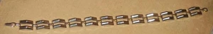 VINTAGE SILVERTONE CHAIN CHOKER NECKLACE, 13" - Picture 1 of 4