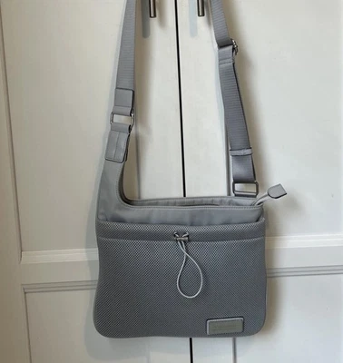 Calvin Klein Jessie Mesh Organizational Crossbody Bag Grey - Image 1 of 4