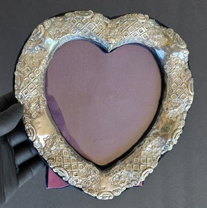 Antiker Jugendstil 925 Sterling Silber Foto Bilderrahmen - Bild 1 von 11