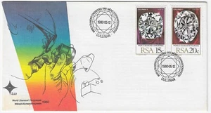 RSA South Africa Commemorative FDC, 1980.05.12, World Diamond Congress 1980 - Foto 1 di 1