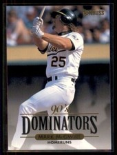 1994 Donruss 90's Dominators Homeruns Mark McGwire #10 of 10