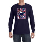 New England Patriots Cam Newton Text Pic Long Sleeve Shirt