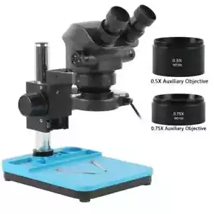 Industrial Lab 7X-50X Continuous Zoom Stereo Microscope Binocular Microscope - Picture 1 of 37