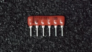 Menge 10 - BI 5C331681-136 6-Pin SIP Widerstand Netzwerk 338, 444 & 250 Ohm - Bild 1 von 1