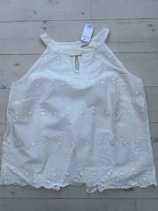 LASCANA Size 18 Cream Sleeveless Blouse NEW - Picture 1 of 6