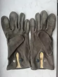 BGS Dienst - Handschuhe, Ziegenleder, 1988, Größe 9 1/2 gebraucht, gut erhalten - Bild 1 von 5