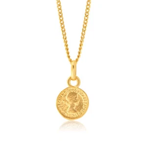 9ct Yellow Gold Sovereign Coin Pendant - Picture 1 of 3