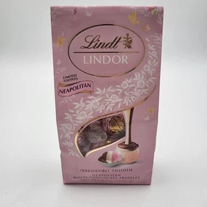 Trufas de chocolate blanco napolitanas Lindt Lindor 6 oz BB 9/25 - Imagen 1 de 4