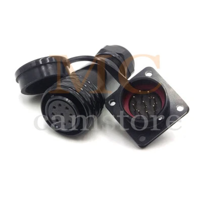 SA20 9pin waterproof Connector,WEIPU SA2010/S9B SA2012/P9B 9 wire awg 18 Plug - Image 1 of 4