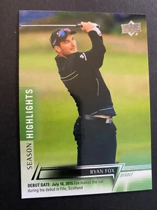 Ryan Fox - 2024 Upper Deck Golf Rookie Card #69 - Picture 1 of 2