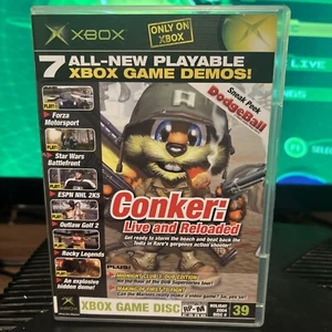 Xbox Demo Disc #39 Holiday 2004 Tested Conker Live And Reloaded Forza Rocky - Picture 1 of 14