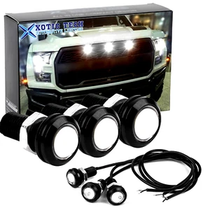 3x Luz de marca LED blanca universal estilo Raptor para camioneta SUV TODOTERRENO - Imagen 1 de 12