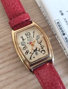 Studio Ghibli Kiki’s Delivery Service Jiji Watch Leather Band Japan Near Mint - Picture 1 of 13
