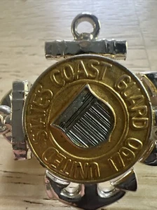 US COAST GUARD ENAMEL HAT PIN BADGE -gold And Silver Tone L.I.G.I - Picture 1 of 7