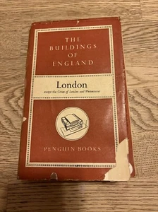 Buildings of England London Except London & Westminster 1st Edition Pevsner - Picture 1 of 11