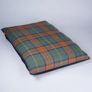 Wool Dog Cushion, Tartan style mattress, Dog Bed, washable pet bed - Picture 1 of 2