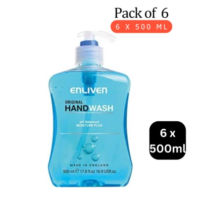 Enliven Hand Wash Original Pack of 6 X 500ml