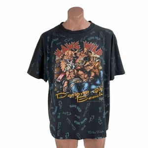 Vintage 1994 Hawg Wild Party Time Daytona Beach Pigs Harley Bike Week emblema 3D XXL - Foto 1 di 10
