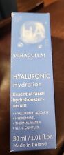 Miraculum Hyaluronic Hydration Essential Facial Hydro booster-serum 1.01 OZ NEW