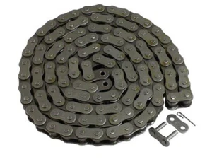 Cadena de rodillos 60 unidades Timken HD rollo de 10 pies paso de 3/4" y ancho de 1/2" HECHO EN EE. UU. - Imagen 1 de 2