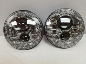 7” DICEY GAMBLE DESIGN For Suzuki Sierra Jeep JK CJ TJ Rubicon LED Headlights - Picture 1 of 4