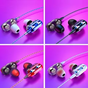 3.5mm Super Bass In ear HIFI Stereo Earphone Earbuds Headphone Headset - Picture 1 of 36