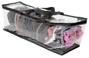Hat Storage Bag Case Baseball Cap Organizer Clear Travel Dustproof Zipper Holder - Picture 1 of 6