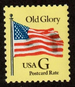 Scott 2879 schwarz G-Preis Postkartenpreis Old Glory postfrisch kostenloser Versand in den USA!!! - Bild 1 von 1