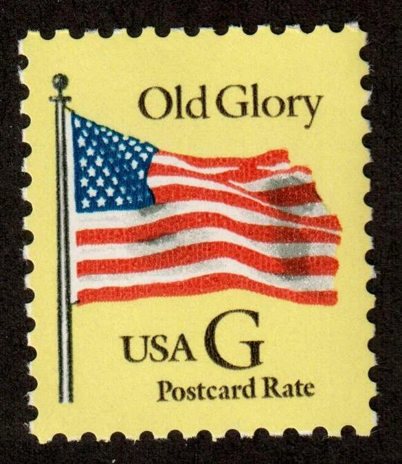 Scott 2879 Black G Rate Postcard Rate Old Glory MNH Free shipping in the USA!!! - Image 1 of 1