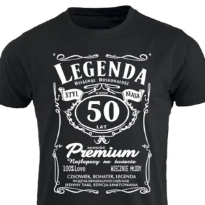 50 lat urodziny Legenda Smieszna Koszulka T-Shirt Prezent Dla Mezczyzn PL Polska - Bild 1 von 20