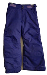 Pantalones de nieve Columbia púrpura para niños pequeños talla xxs 4/5 omni tecnología impermeables transpirables - Imagen 1 de 12