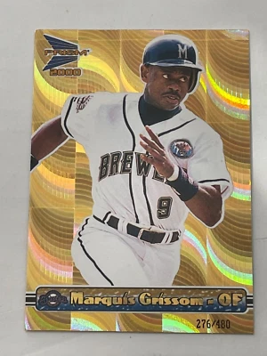 2000 Pacific Prism Holographic Gold #79 Marquis Grissom/480 BREWERS! KF1 - Image 1 of 3